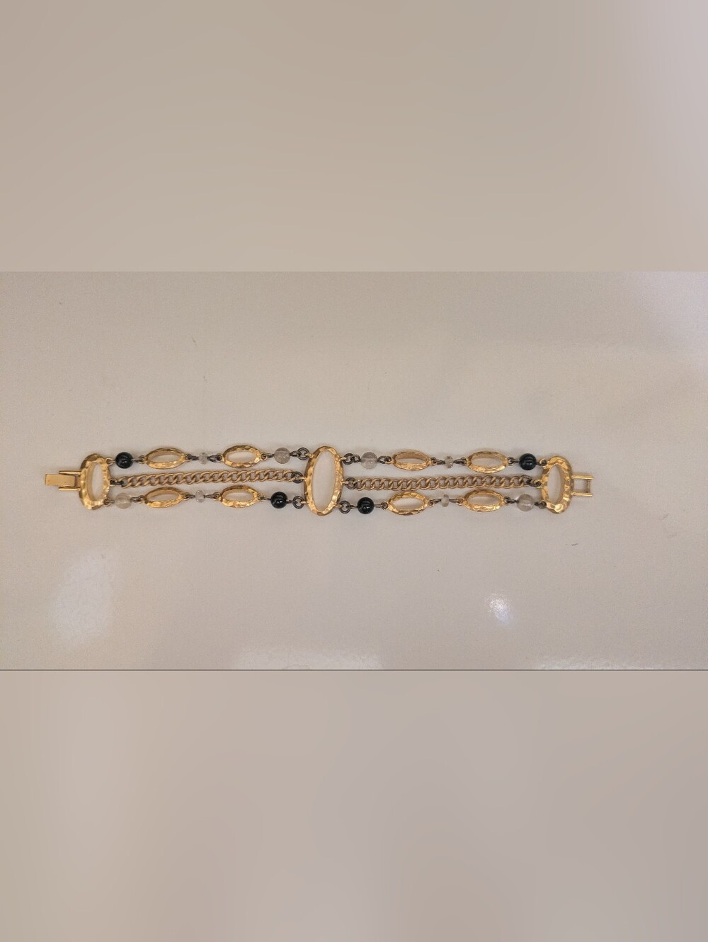 Gold and Black Multi-Chain Women’s Bracelet